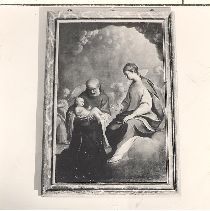 Madonna con Bambino e San Felice di Cantalice (dipinto) di Ridolfi Claudio (prima metà sec. XVII)
