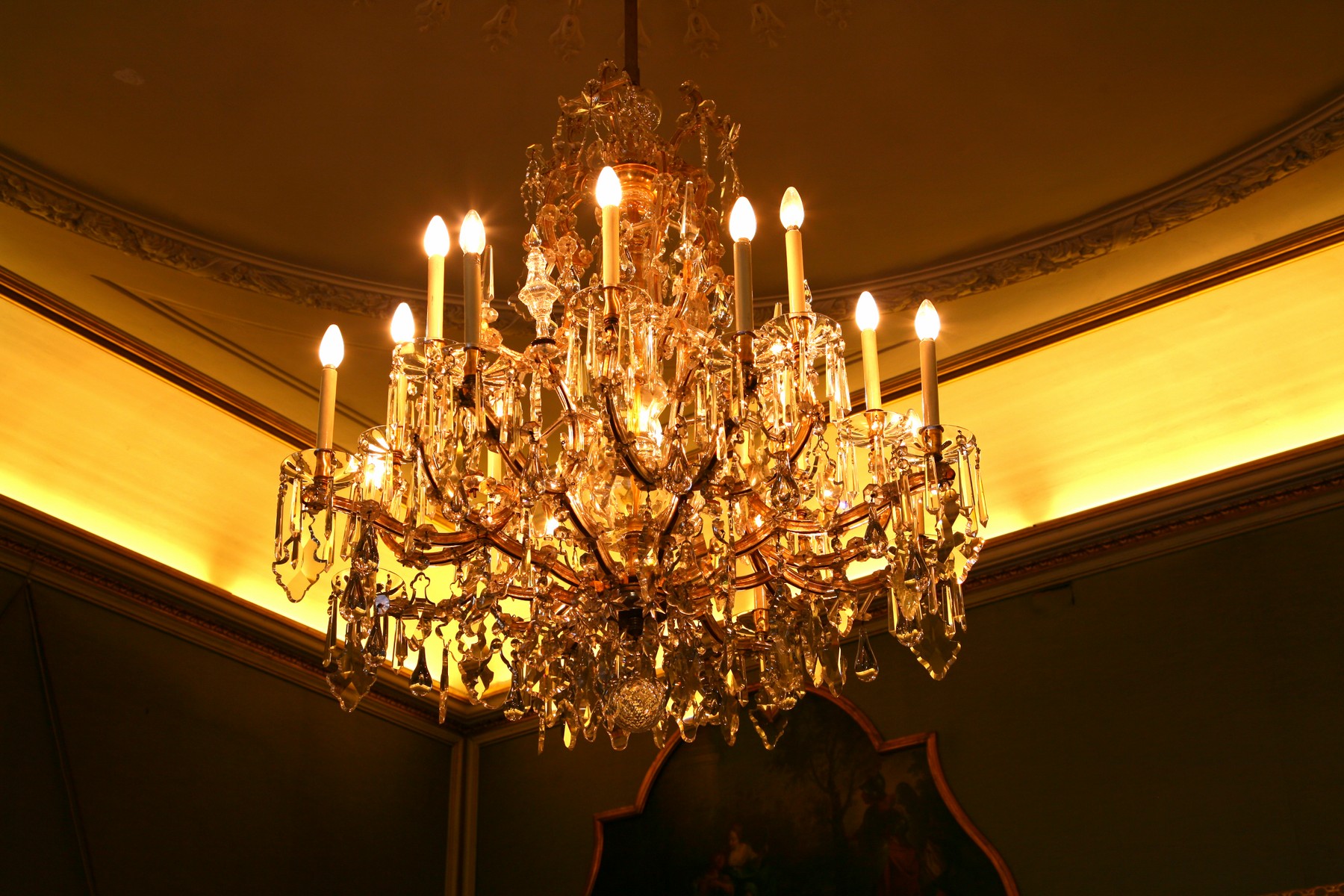 lampadario - ambito boemo (inizio sec. XX)