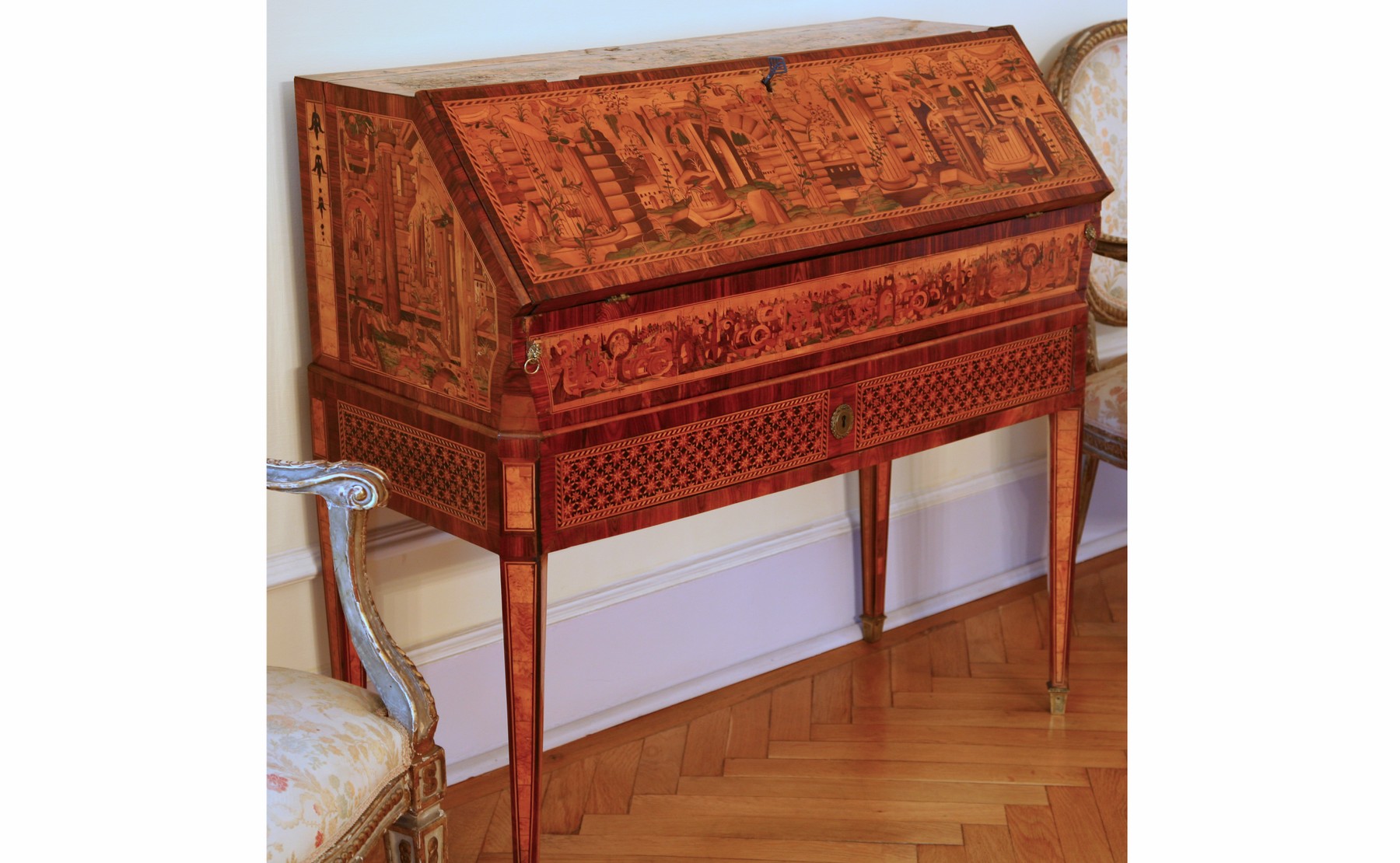 scrittoio - ambito piemontese (fine/ inizio sec. XVIII - XIX)