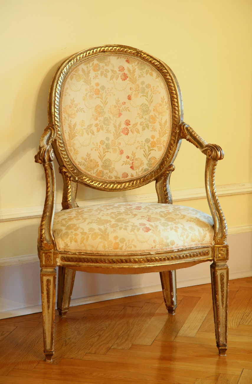 poltrona, serie - ambito veneziano (ultimo quarto sec. XVIII)