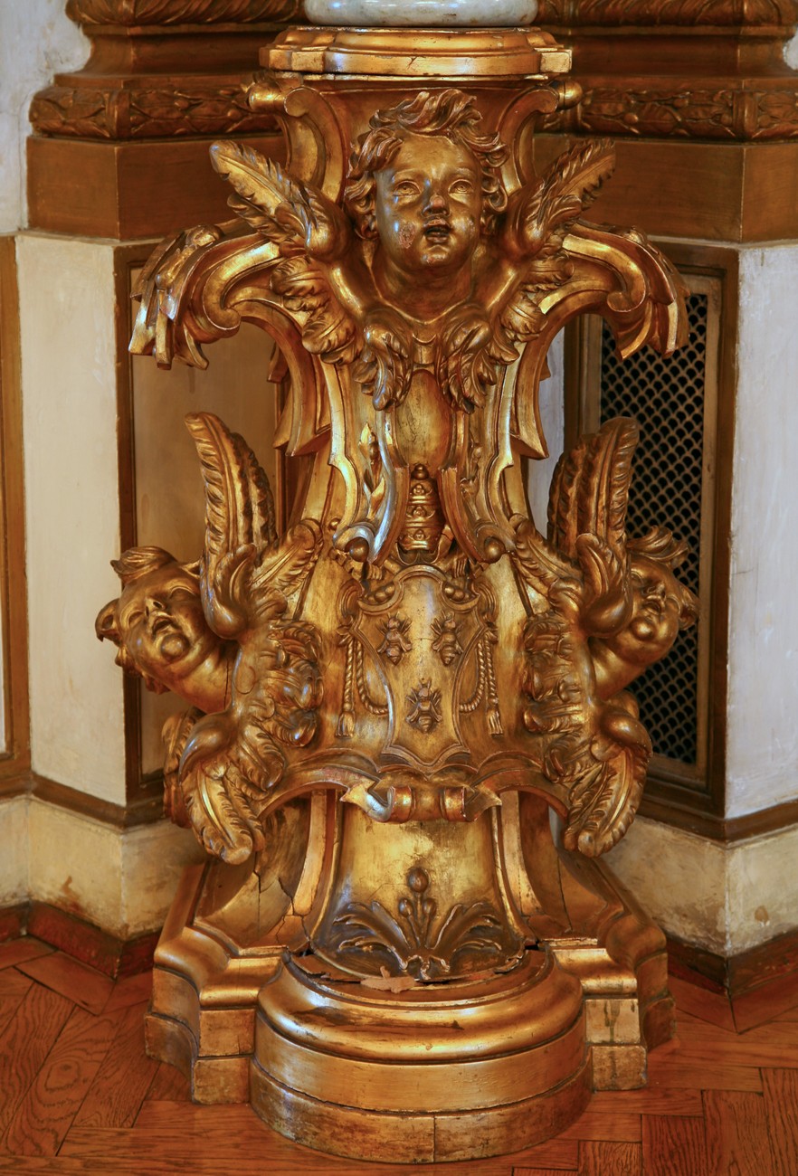 piedistallo - ambito italiano (sec. XVII)