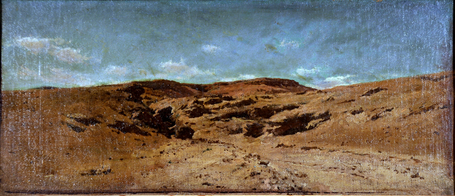 Impressioni del deserto, paesaggio (dipinto, insieme) di Biseo Cesare (sec. XIX)