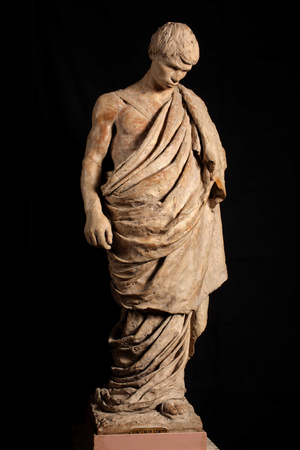 Bruto, personaggio storico romano (scultura, opera isolata) di Gemito Vincenzo (XIX)