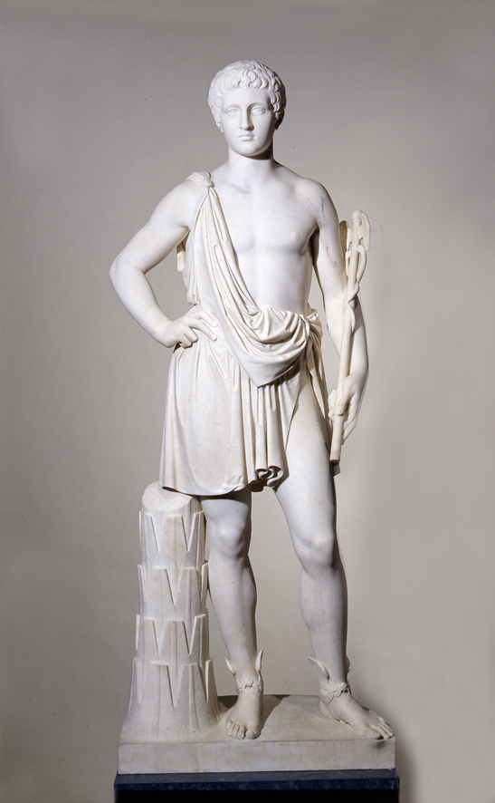 Mercurio, divinità romana (scultura, opera isolata) di Bienaimé Luigi (XIX)
