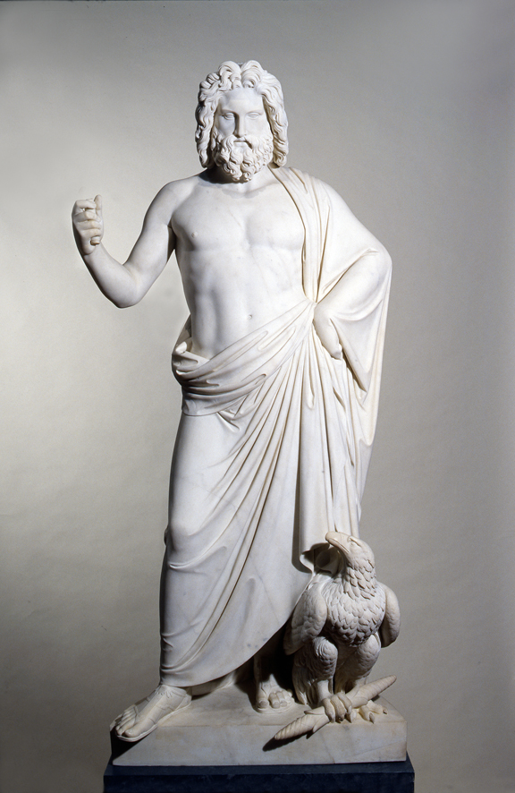 Giove, divinità romana (scultura, opera isolata) di Galli Pietro (XIX)