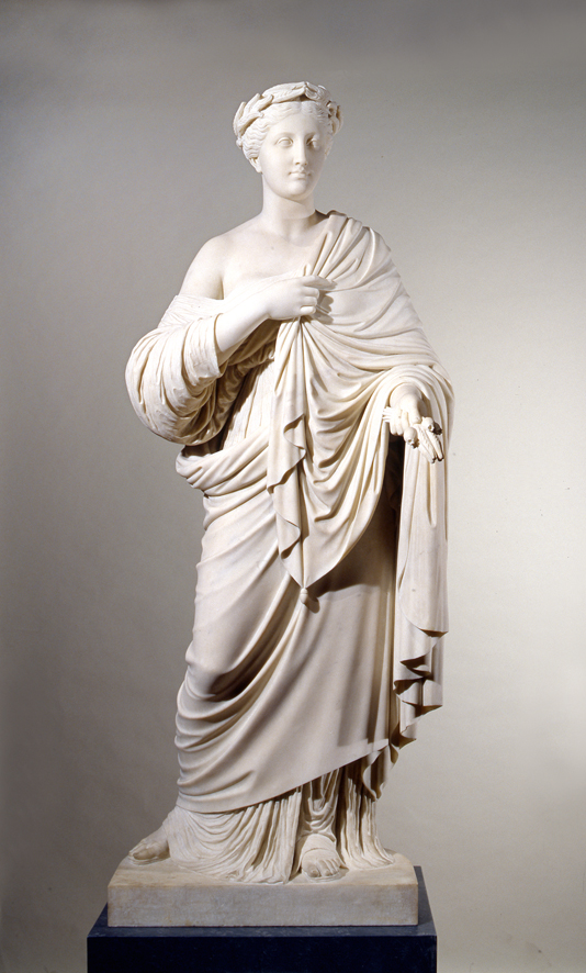 Cerere (Flora), divinità romana (scultura, opera isolata) di Solá Antonio (XIX)