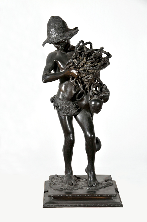 A Frisio (scultura, opera isolata) di Achille D'Orsi (XIX)