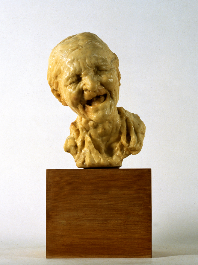 La vecchia (la Mezzana), soggetto di genere (scultura, opera isolata) di Rosso Medardo (XIX)