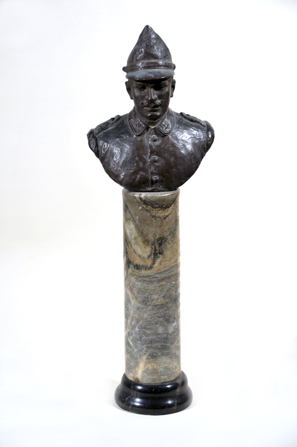 Plebeo al Foro (Ad comitia), figura di antico romano (scultura, opera isolata) di Parlatore Modesto (XIX)