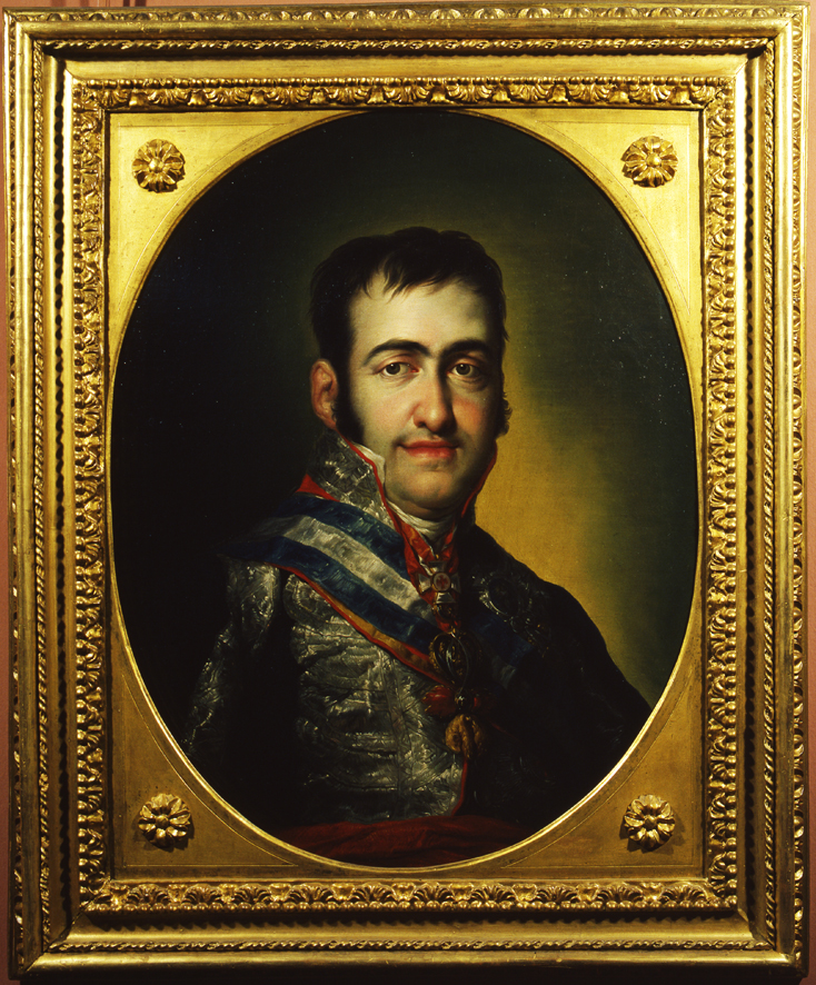 Ritratto di Ferdinando VII di Borbone, Ritratto (dipinto, opera isolata) di López Portaña Vicente (esecutore) (XIX)