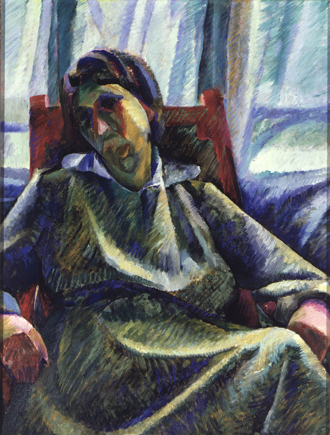 Sintesi plastica di figura seduta (Silvia), Figura femminile seduta (dipinto, opera isolata) di Boccioni Umberto (XX)