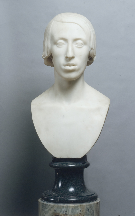 Ritratto del conte Guelfo Trotti Estense Mosti (scultura, opera isolata) di Lorenzo Bartolini (XIX)