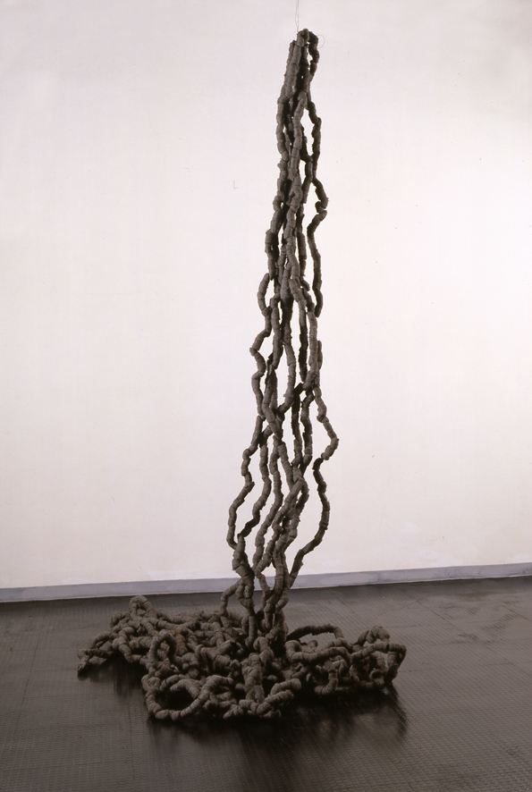 Liane, Fili di lana d'acciaio (oggetto ricreato, opera isolata) di Pascali Pino (XX)
