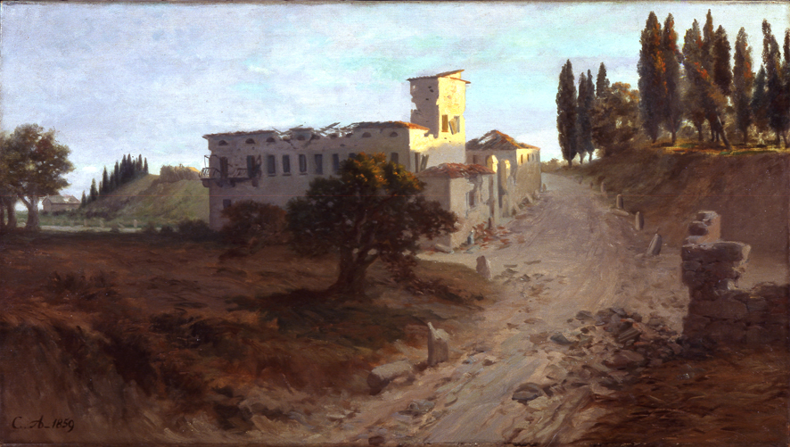 La "controcania" a San Martino dopo la battaglia, scena storica (dipinto, opera isolata) di Ademollo Carlo (XIX)