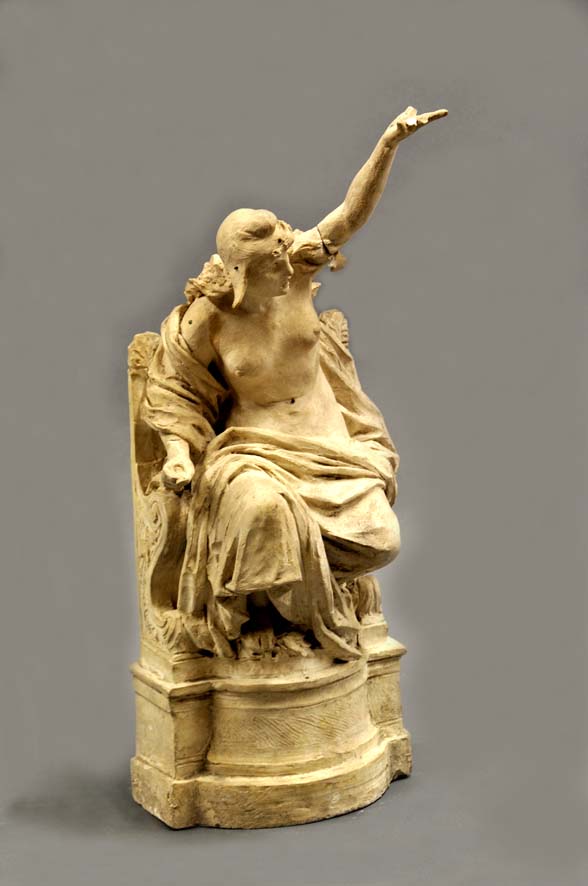 La Rivoluzione, figura femminile allegorica (scultura, opera isolata) di Ferrari Ettore (XIX-XX)