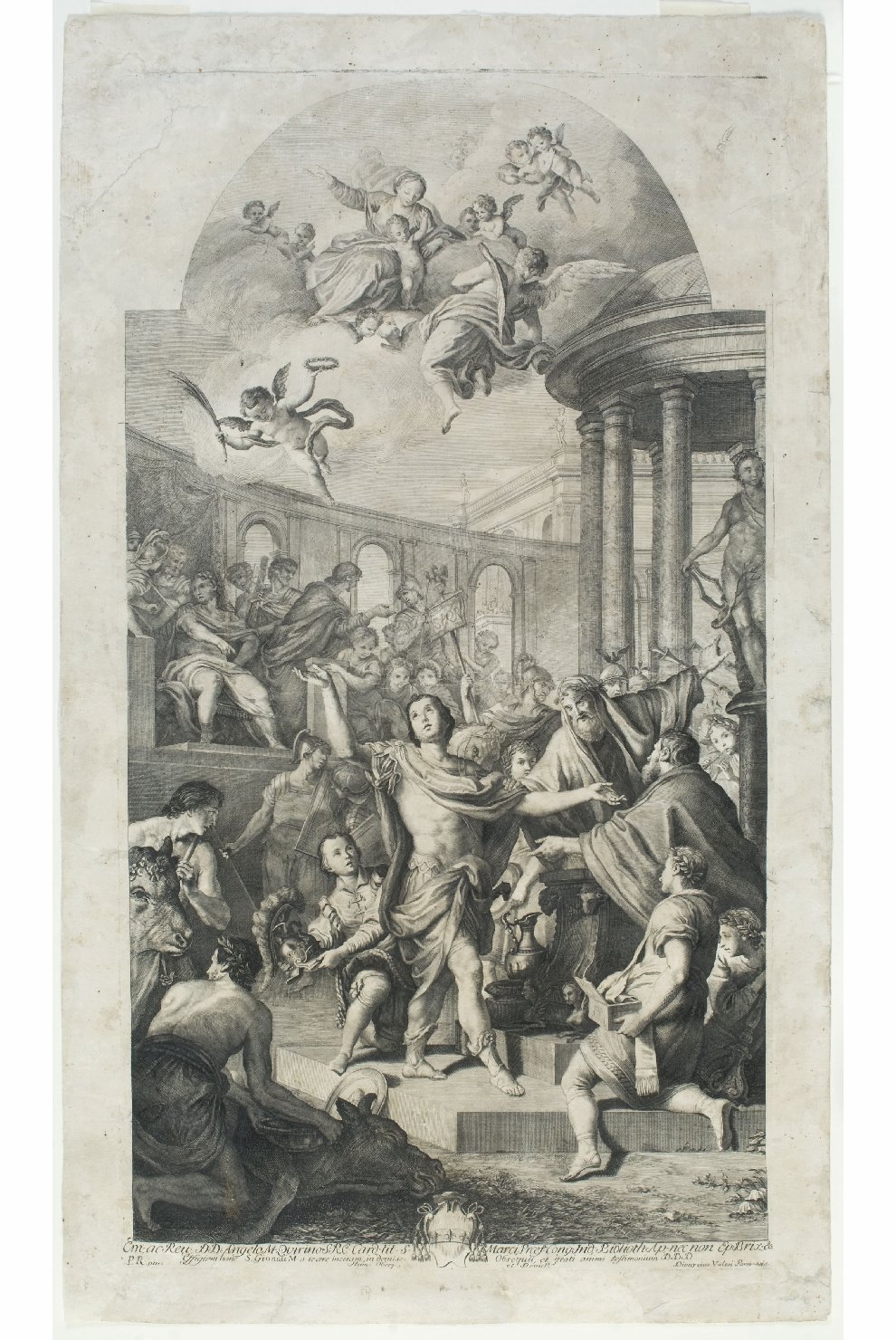 San Giorgio martire, San Giorgio (stampa) di Valesio Dionigi (sec. XVIII)