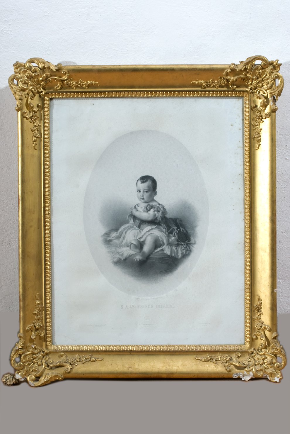 ritratto di bambino (stampa) - ambito Italia centrale (sec. XIX)