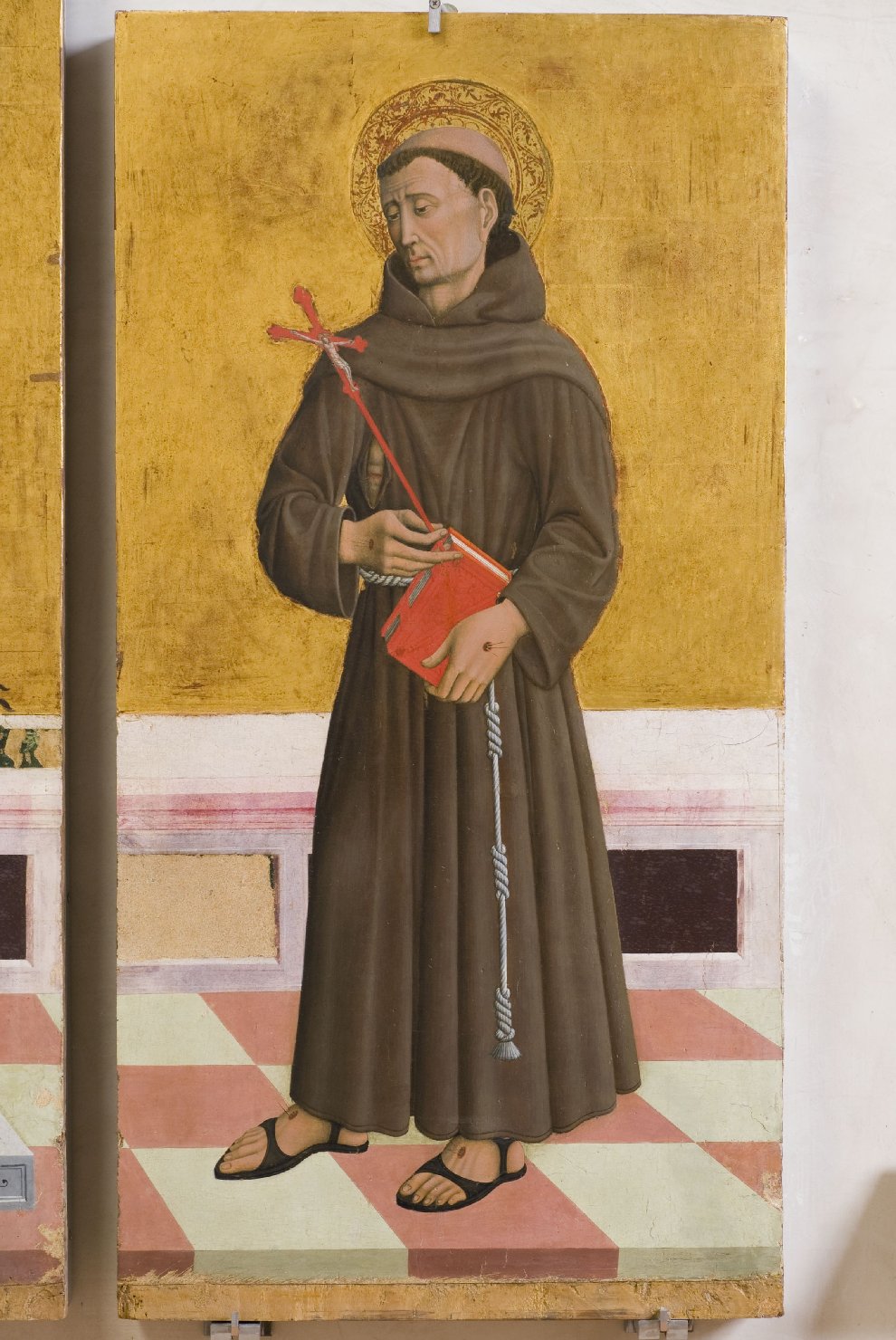 San Francesco d'Assisi (scomparto di trittico, elemento d'insieme) di Giovanni Francesco da Rimini (terzo quarto sec. XV)