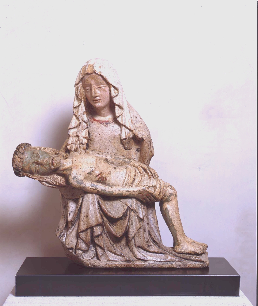 Pietà (gruppo scultoreo, opera isolata) - manifattura tedesca, manifattura umbra (sec. XV)