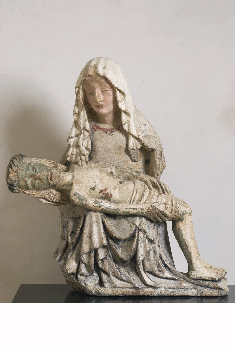 Pietà (gruppo scultoreo, opera isolata) - manifattura tedesca, manifattura umbra (sec. XV)