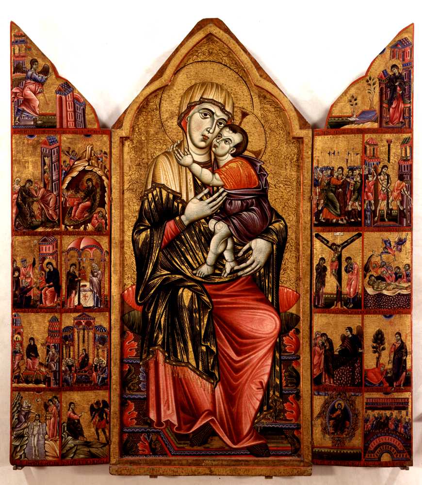tabernacolo, insieme di Maestro del Trittico di Perugia (attribuito) (sec. XIII)