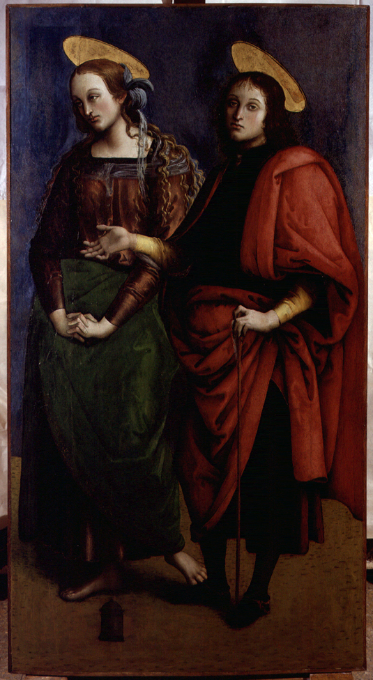 Santi (dipinto, elemento d'insieme) di Giannicola di Paolo (attribuito) (inizio sec. XVI)