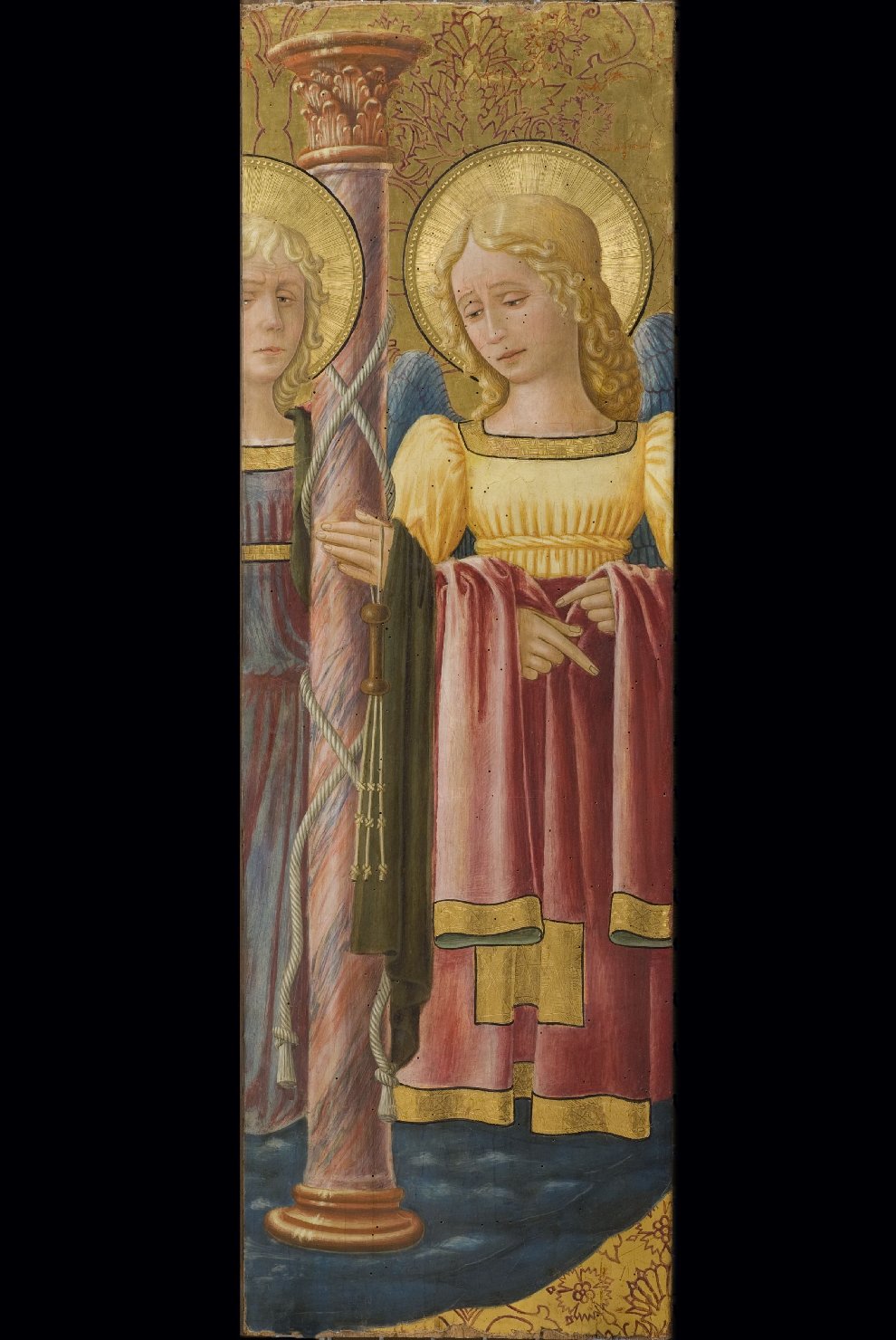 angeli con strumenti della passione (dipinto, elemento d'insieme) di Bonfigli Benedetto (attribuito) (seconda metà sec. XV)