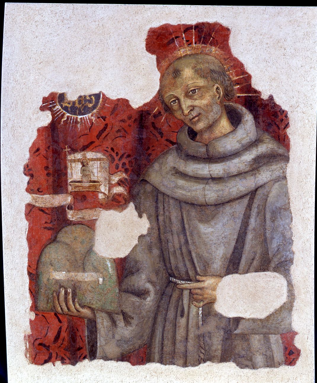 San Bernardino da Siena (dipinto, opera isolata) - ambito umbro (prima metà sec. XVI)
