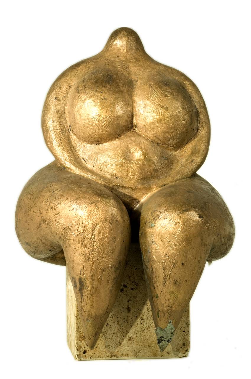 Excess, Fat lady large, figura femminile (scultura) di Friscia Albert (sec. XX)