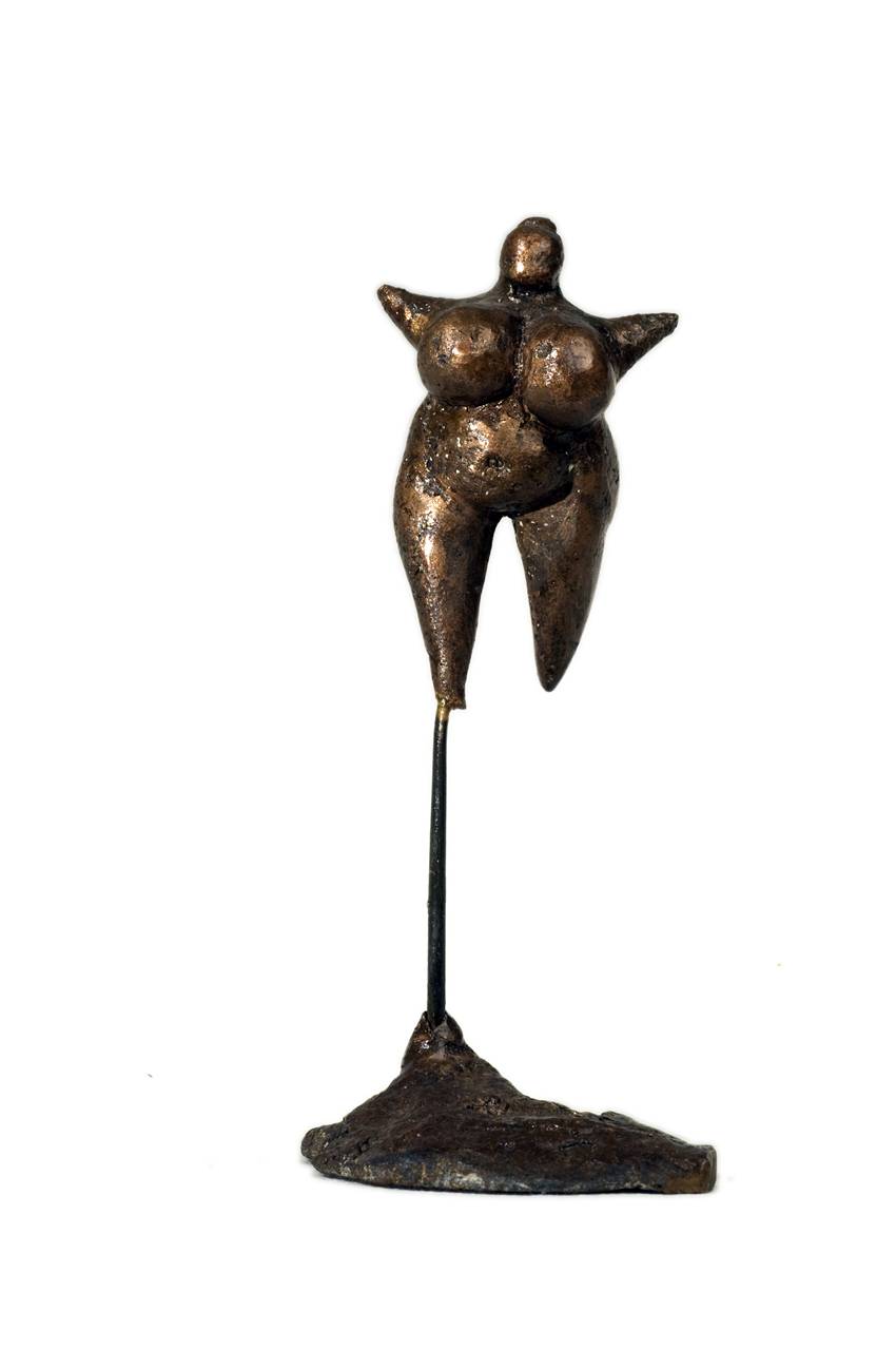 Rotundity, Silver Figure, figura femminile (scultura) di Friscia Albert (sec. XX/ terzo quarto)