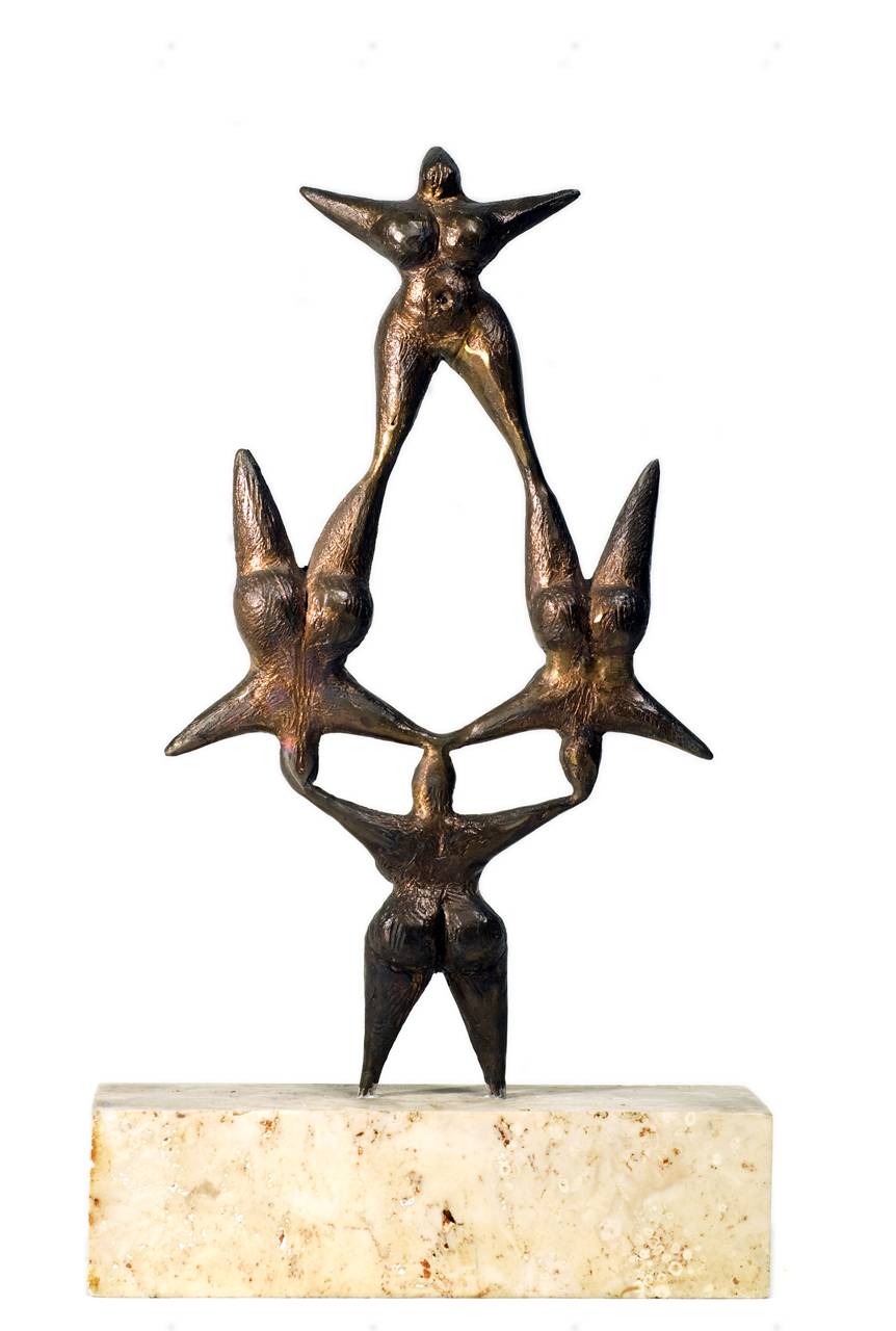 Acrobatic Figures, figure femminili (scultura) di Friscia Albert (sec. XX)