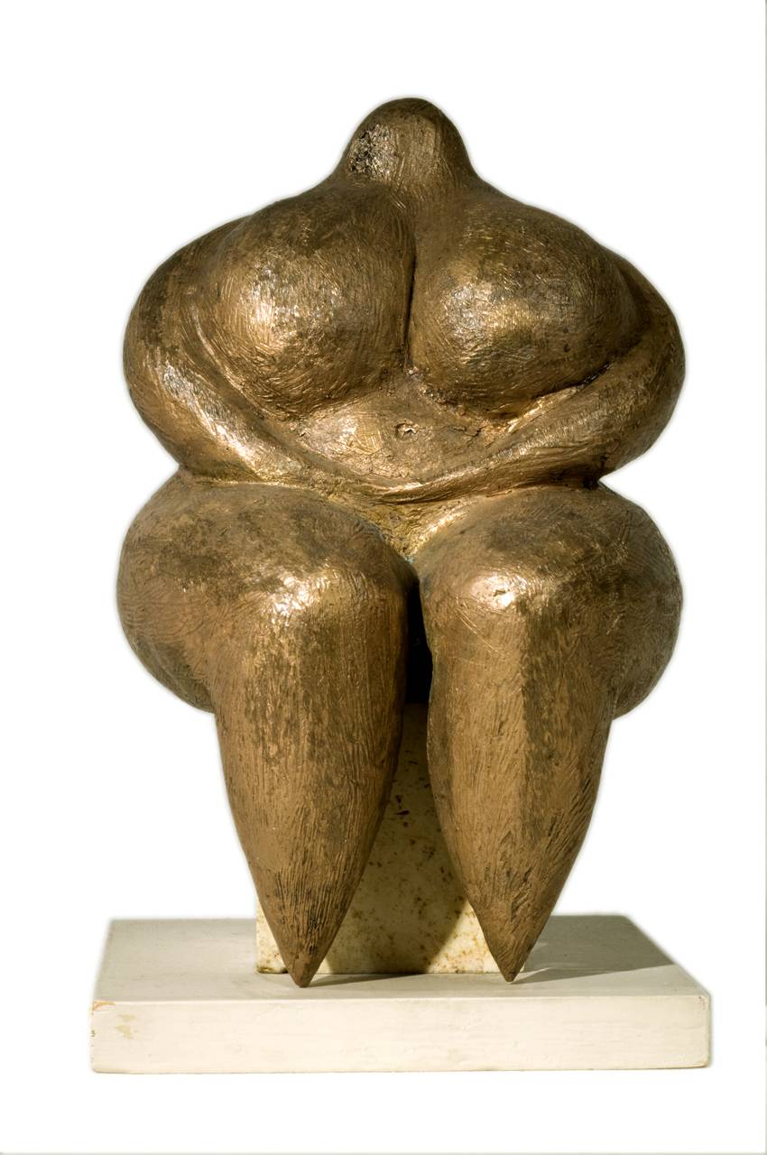 Excess, Fat Lady - small, figura femminile (scultura) di Friscia Albert (sec. XX)