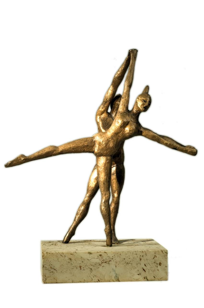 Ballet Couple, Coppia di ballerini (scultura) di Friscia Albert (sec. XX)