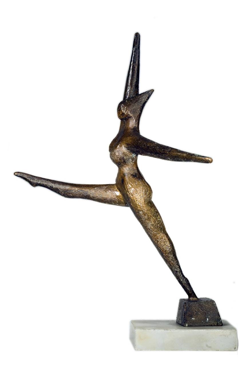 Modern dancer, Very small figure, figura danzante (scultura) di Friscia Albert (sec. XX/ seconda metà)