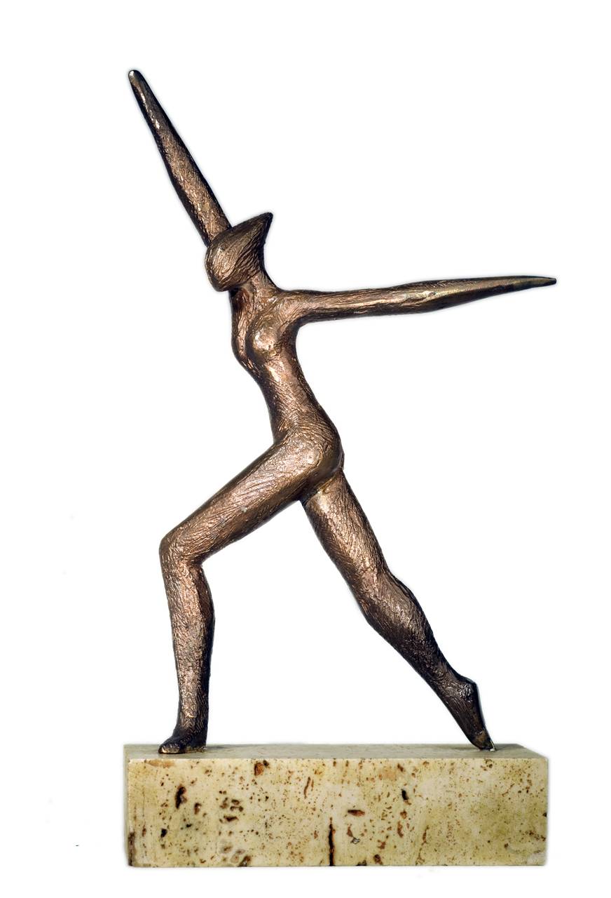 Modern dancer, figura femminile (scultura) di Friscia Albert (sec. XX)