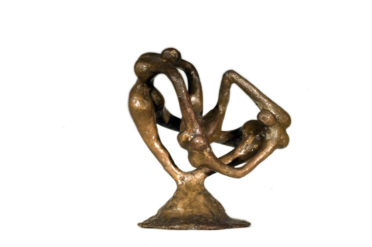 Tumblers, 3 Woman, figure femminili che danzano (scultura) di Friscia Albert (sec. XX)