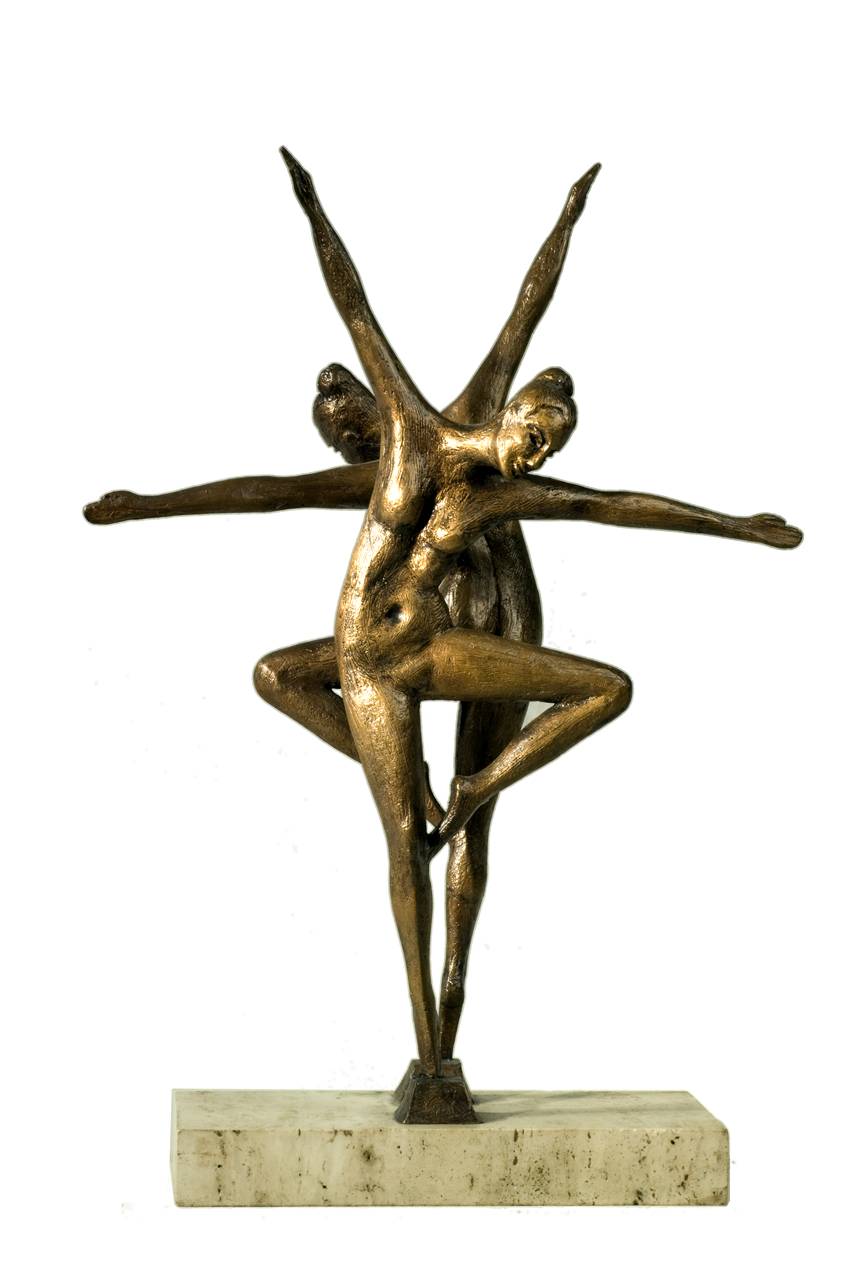Modern dancer, figure femminili (scultura) di Friscia Albert (sec. XX)