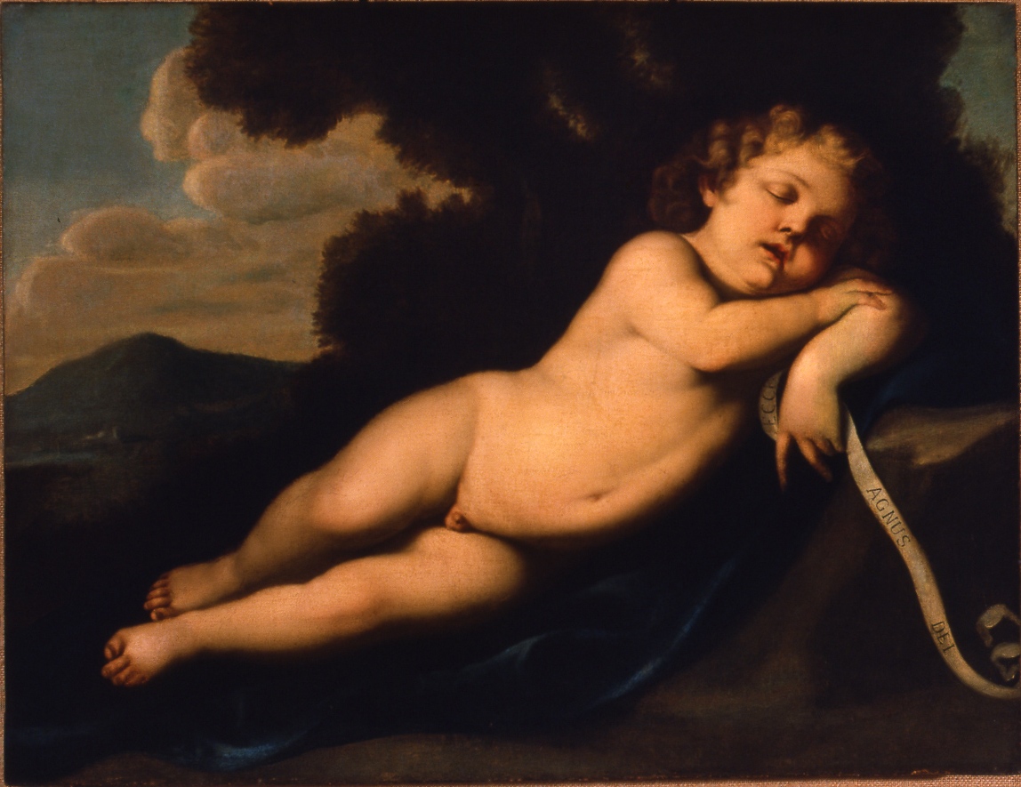 San Giovannino dormiente (dipinto) - ambito bolognese (prima metà sec. XVII)