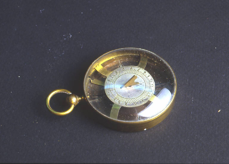 orologio, solare da tasca - manifattura svizzera (sec. XIX)