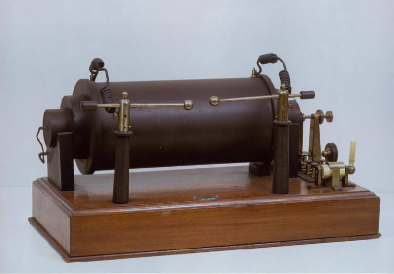 rocchetto di induzione, di Ruhmkorff di Officine Radiotelegrafiche Marconi, Marconi Company, Ruhmkorff Heinrich (inizio sec. XX)