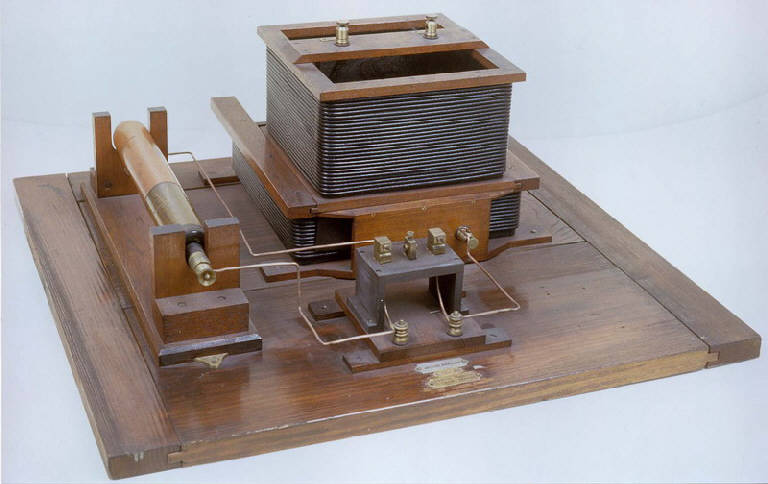 circuito sintonico, per stazione radiotelegrafica Marconi di Officine Radiotelegrafiche Marconi, Marconi Guglielmo (inizio sec. XX)