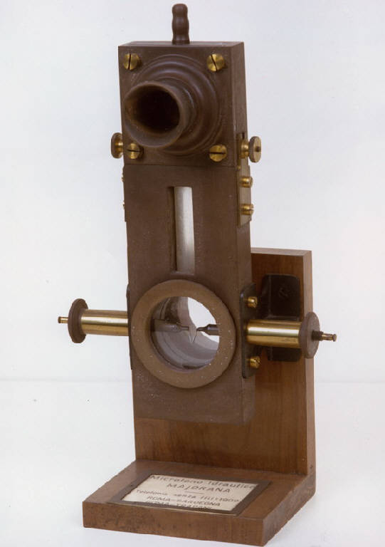 microfono, idraulico di Quirino Majorana di Istituto Superiore Poste e Telegrafi, Majorana Quirino (inizio sec. XX)