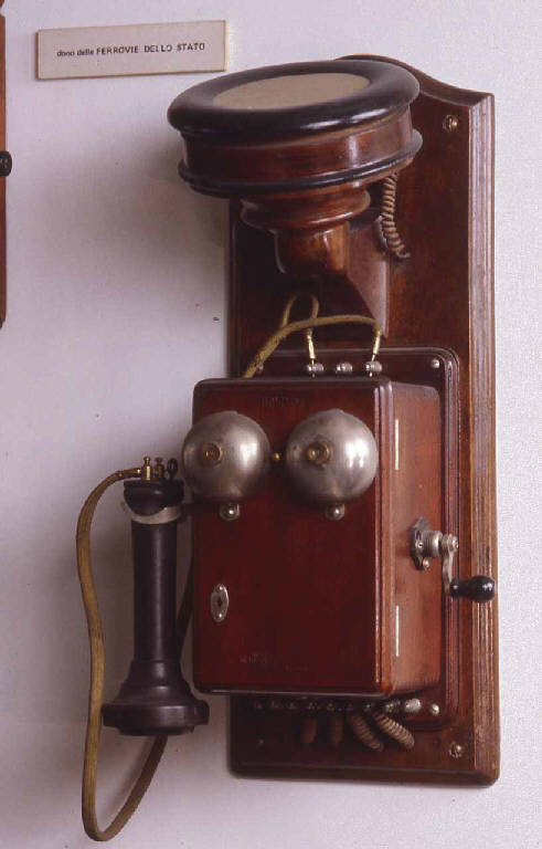 telefono, a chiamata magnetica a batteria locale (BL) - industria telefonica (ultimo quarto sec. XIX)