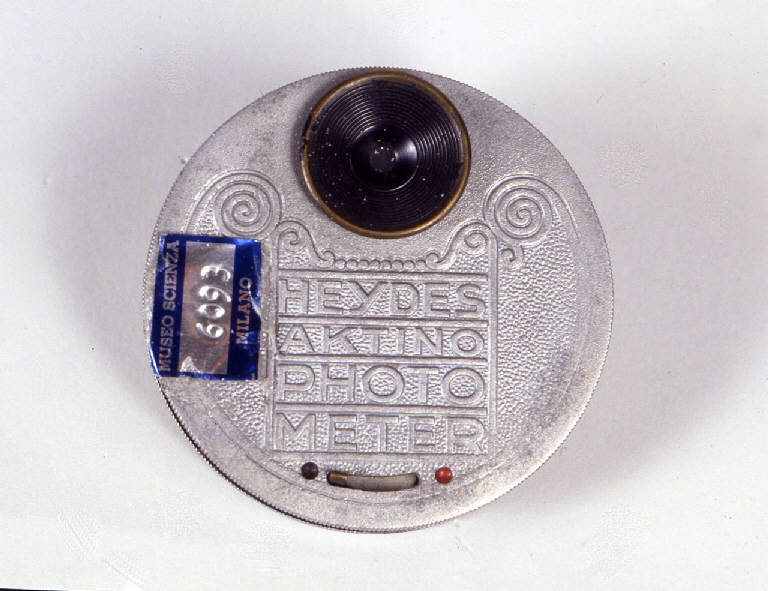 Heydes Aktino Photometer (fotometro fotografico, cilindrico a estinzione) di Gustav Heyde (sec. XX)