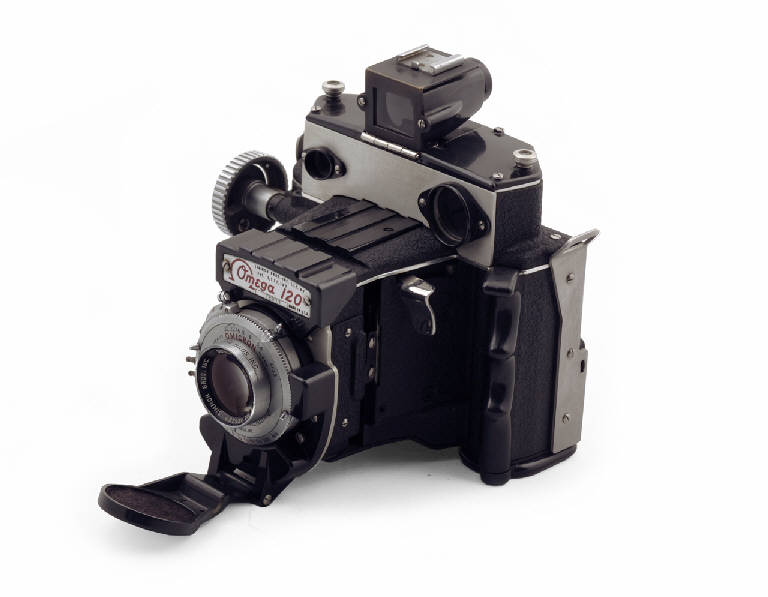 Omega 120 Modello 2 (apparecchio fotografico, medio formato, a pellicola 120) di Simmon Brothers Inc, Wollensak Optical Company (sec. XX)