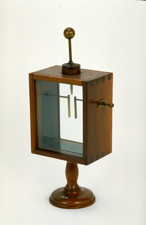 Elettroscopio, a foglie d'oro (fine sec. XIX)