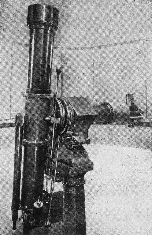 telescopio rifrattore fisso di Merz, Sigmund,  (ultimo quarto sec. XIX)