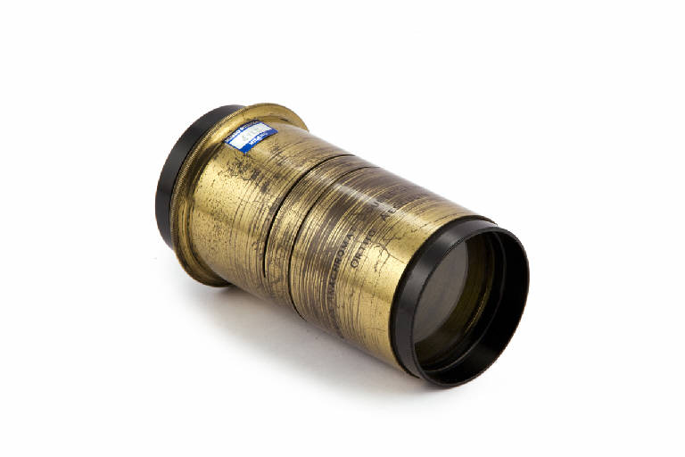 Anachromat Double Lens 1:5 F=30 cm - Ortho Aesculin (obiettivo fotografico, ortocromatico, a due lenti) di Ganzini Namias & C (sec. XX)