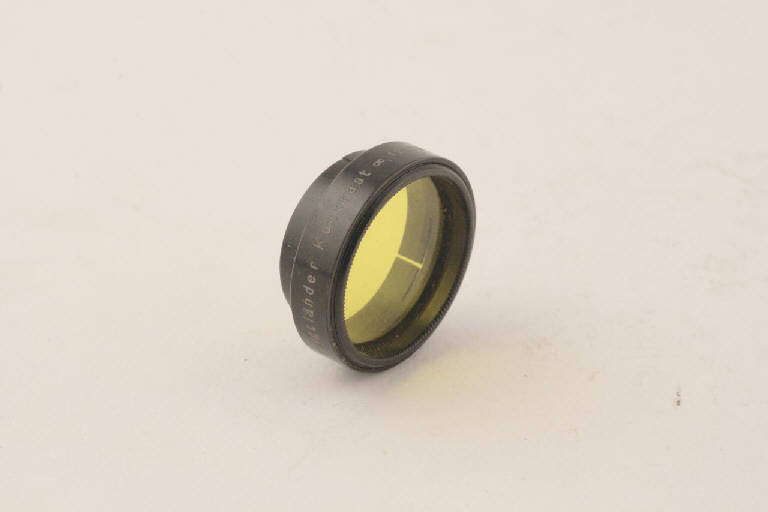 Voigtländer Kontrast (filtro fotografico, di contrasto, giallo) di Voigtländer & Sohn (sec. XX)