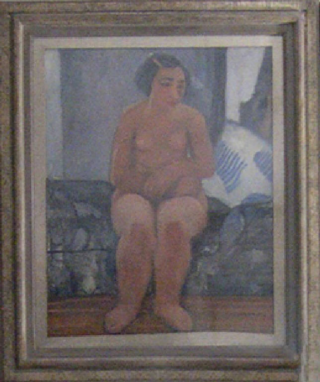 La donnaccia, Figura femminile (dipinto) di Casorati Felice (sec. XX)